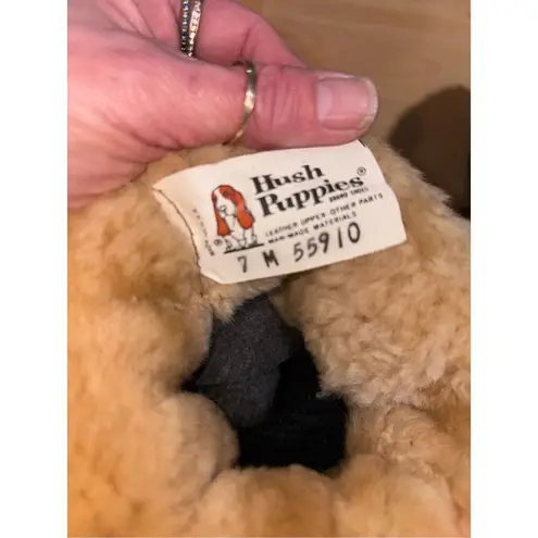 Hush Puppies Vintage Hush Puppy Full Shearling Apre' Winter Mid Calf Boots Women size 7.5