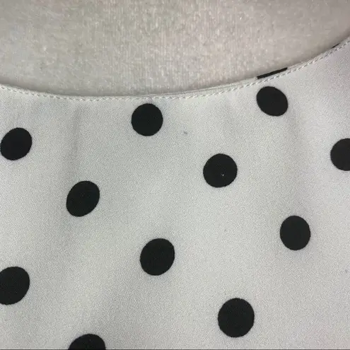 Valencia and Vine Polka Dot Blouse White