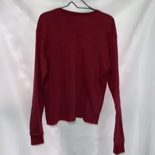 Pressbox Florida State Seminoles Women's SIZE MED Maroon SOFT FLEECE TOP RAWHEM