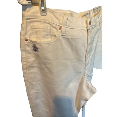 Universal Threads Universal Thread Goods Co. Women's White Cropped Tapered Leg Jeans Size 31 NWT