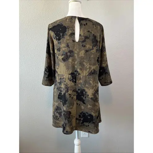 Wilfred Aritzia Watercolor Print Dress Tan Size XS