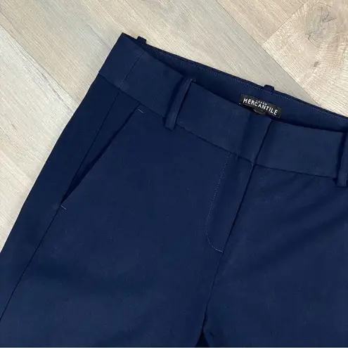 J. Crew Mercatile Slim Crop Ruby Pant Navy Blue 2 Blue