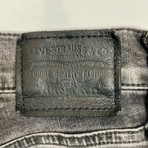 Levi's  Jeans Mile‎ High Super Skinny Big E Sz 27 Distressed Premium Gray Women