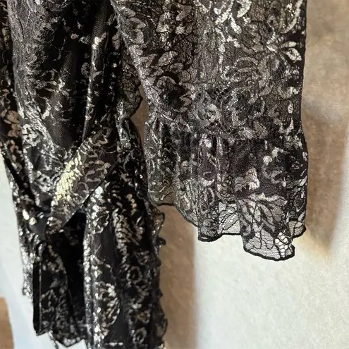 H&M x The Vampire's Wife Black Lace Mini Dress Size S Party Cocktail