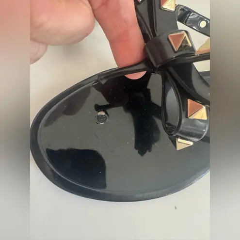 Valentino Garavani ROCKSTUD RUBBER SLIPPER 38