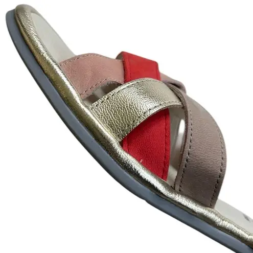 Fly London EUC Leather Cune Sandals Size 9 - 9.5