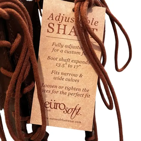 NWOT, Sofft Kristie Dark Brown Corset Boot, Size 6M