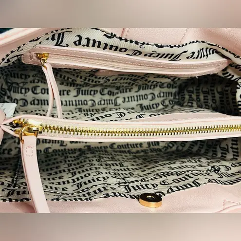 Juicy Couture  Bling Logo Tote Bag with Detachable Coin Pouch Crossbody Strap NWT