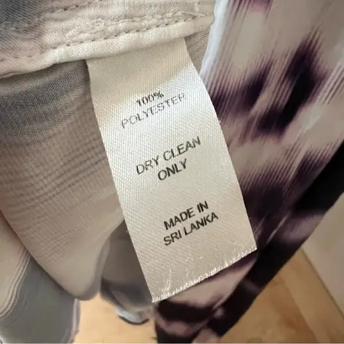 KAUFMANFRANCO Purple Tie Dye Flowy Halter Maxi Dress SMALL