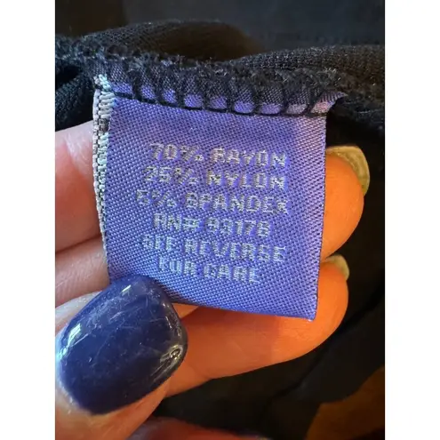 Vivienne Tam Dress Women Medium Black Peter Pan Jeweled Collar A Line Cocktail