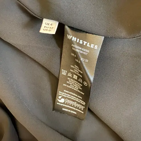 Whistles bright bud print wrap midi dress