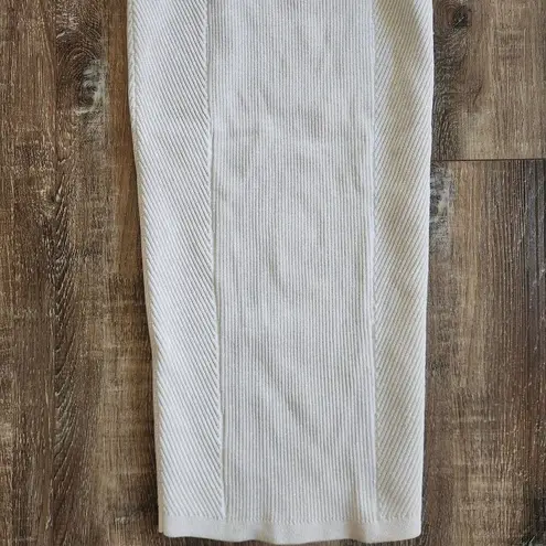 Retrofete Silver Metallic Dress Cut Out Open Back Sleeveless Size XS