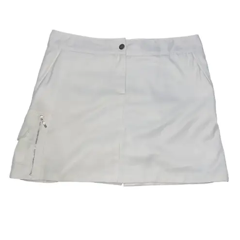 IZOD Womens Golf Skort with Side Zipper Pocket Size 10