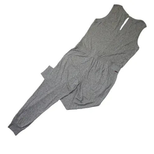 n:philanthropy NWT Flower Jumpsuit in Heather Gray V-neck Jogger XL $178