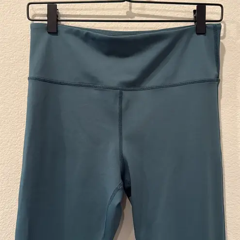 Zyia Active Teal Angle Colorblock Light n Tight 23” leggings Size 8