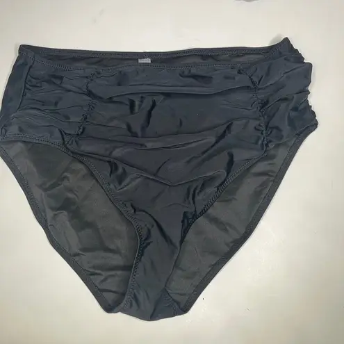 Blooming Jelly Black Two Piece Halter Swimsuit New L