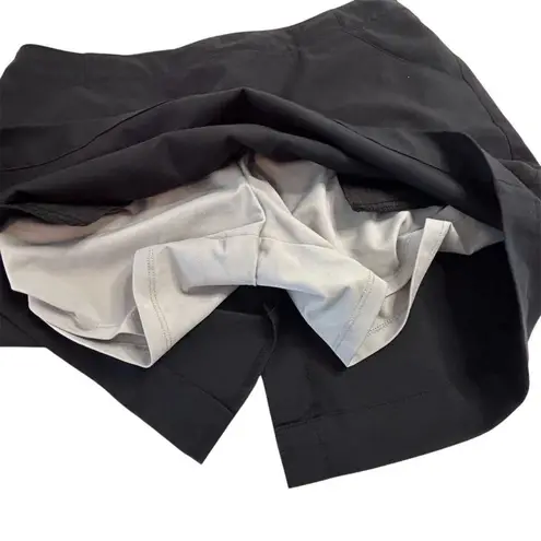 PGA Tour Women's Black Skort Size 8 with Pockets Casual Short Skirt- flawed