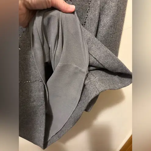 Max Mara Studio embellished wool (lined) short sleeve top size 8