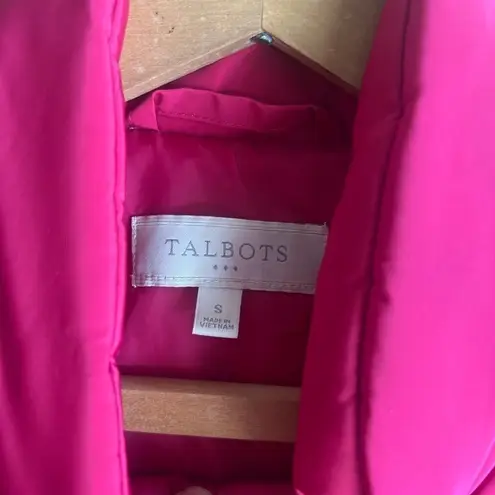 Talbots  Puffer Vest Pink