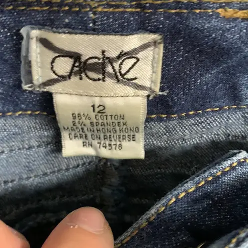 Cache Vintage Y2K ’ Dark Wash Flare Bootcut Jeans Size 12