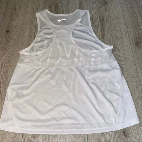 Nike  White yellow orange mesh Tank Top sleeveless shirt