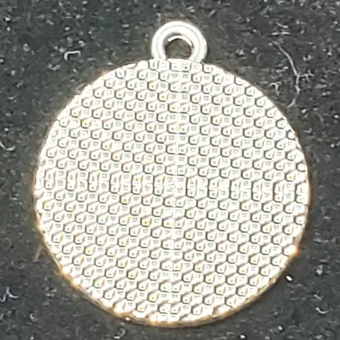 Pittsburg Steelers Logo Pendant Silver Tone 1/2" Gold