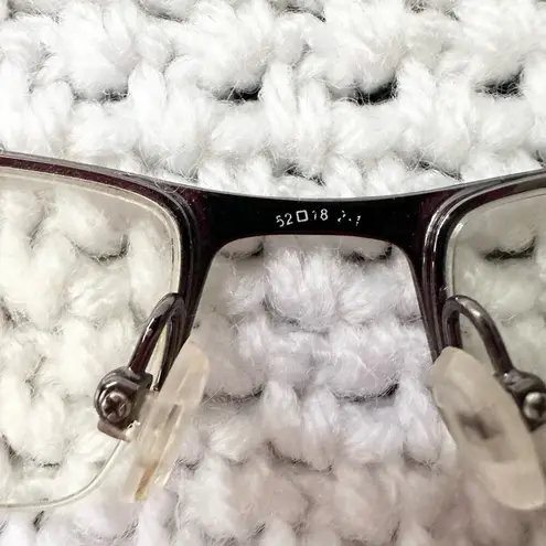 Armani Exchange  Brown Tortoise Rectangular Half Rim Reading Glasses AX141 HQE - Image 9