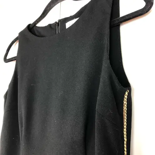 Calvin Klein  Black Gold Chain Career Short Dress 2