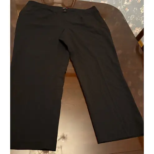 Maggie Barnes Stretch Dress Pants Career Trouser Black Size 7 Womens Plus