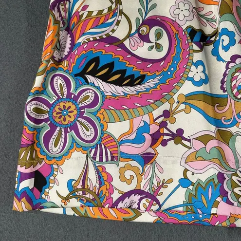 Jade Melody Tam Blouse Womens Small Pullover Slit V