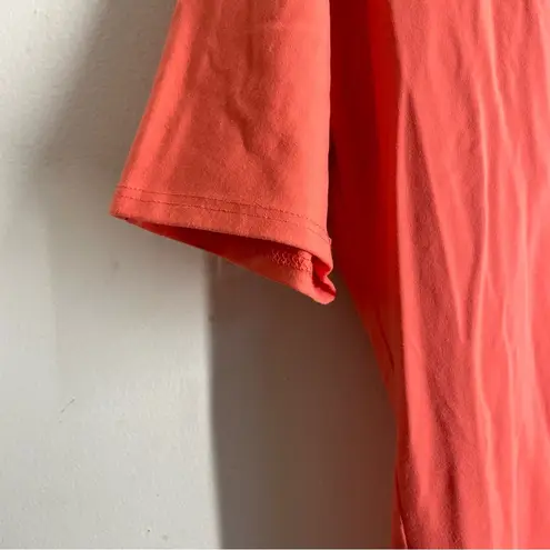 Susana Monaco Stretch Knit Seamless Shirt Dress Coral size M