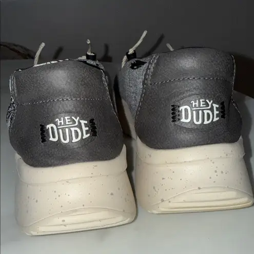 Hey Dude  Gray and Black women’s Loafers size w9