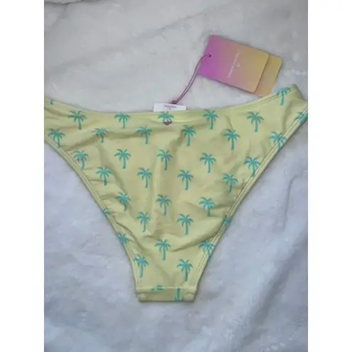 Stoney Clover Lane NWT Stoney Clover Lane x Target Palm Tree Cheeky Bikini Bottoms Yellow Small