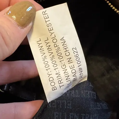 Ellen Tracy NWOT Women's Western Faux Leather Brown Tote Bag Brass Hardware