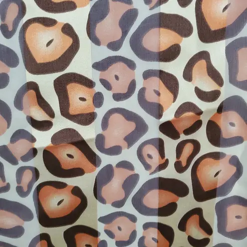 Large Cheetah Chain Print Scarf