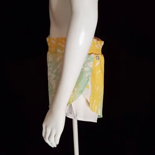 Fabletics  Latrice Aura Green & Yellow Shorts (M) - Image 6