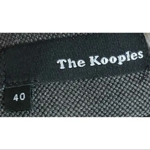 The Kooples • Grey Plated Belted Mini Skirt