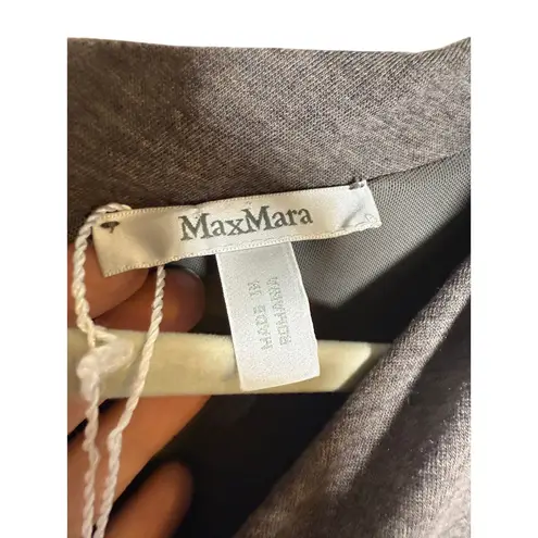 NWT MaxMara Virgin Wool Wrap Dress – Women’s Size 4 Brown