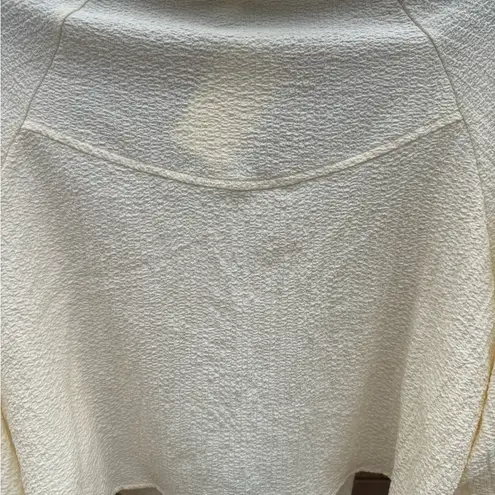 Prómesa Promesa Romantic Blouse Top Womens Size Medium Puff Sleeve Cream Off White Fairy