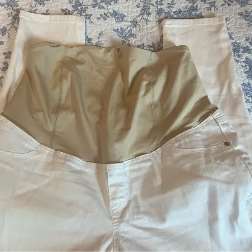 Isabel Maternity For Target White Skinny Maternity Postpartum Jean Size 10