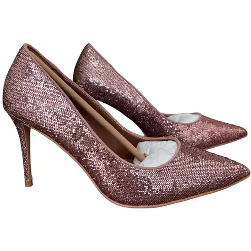 Kurt Geiger Sequin Pink Heel Pumps size 6