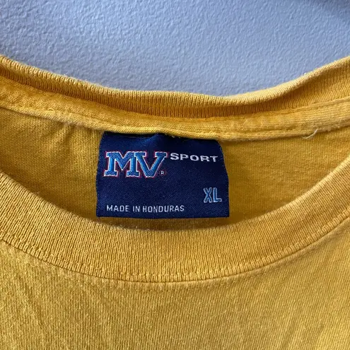 MV Sport Merrimack College Yellow Short Sleeve Tee