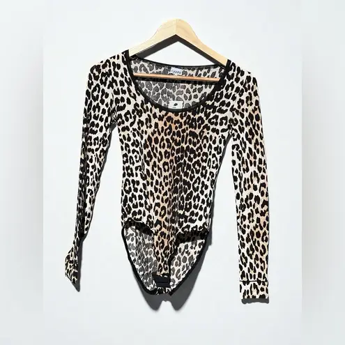 Ganni Leopard Print Bodysuit NWT