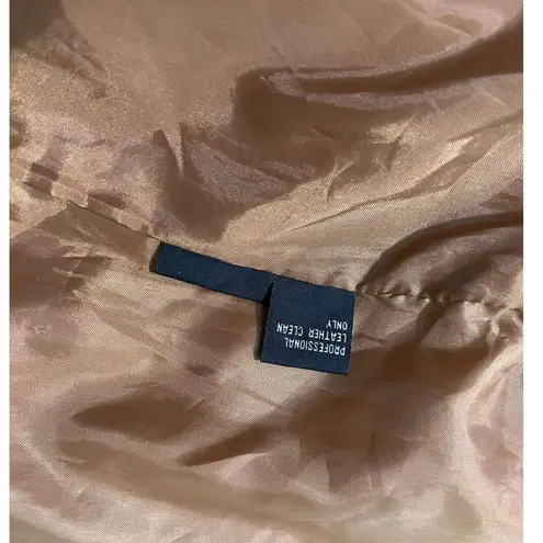 Dollhouse Leather Brown Woven Jacket