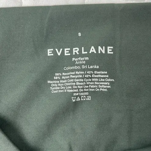 Everlane  Perform Ankle Legging in Dark Green Size Small NWT