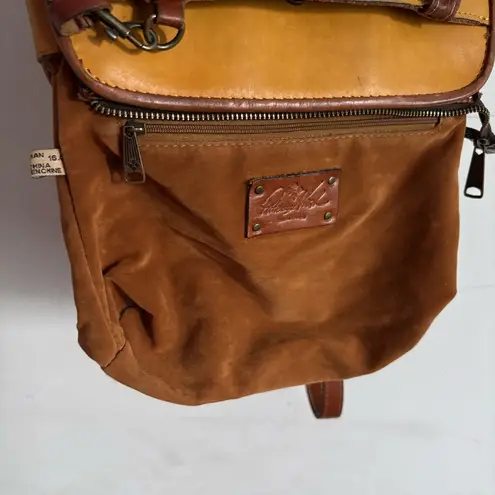 Patricia Nash Tooled Leather Satchel Crossbody Bag