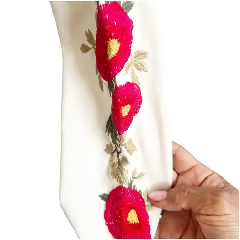 Johnny Was Los Angeles Rodeo Wild Tour 78” Zip Up Sweatshirt Size Small Western