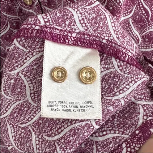 Maeve Like New Anthropologie  Orli
Bibbed Button Down Top Large