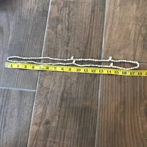 vsco shell necklace White