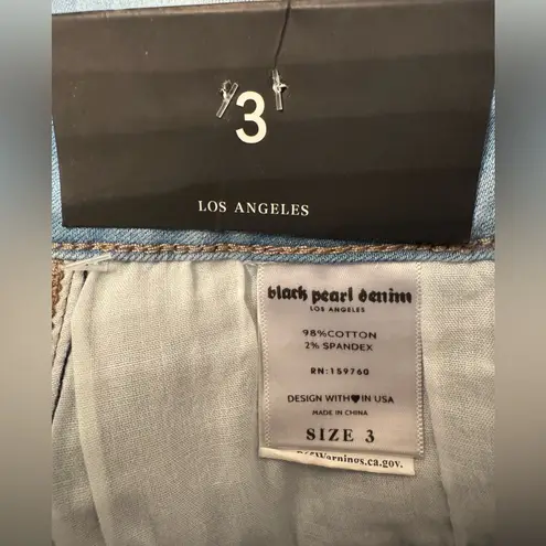 Black Pearl Denim Los Angeles Cloud Women’s Blue Bermuda Denim Shorts Size 3